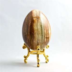    Stone Eggs, Stone Easter Egg, Banded Onyx Egg