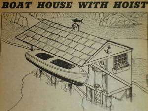 You can build a BOAT HOUSE WITH HOIST Plans  