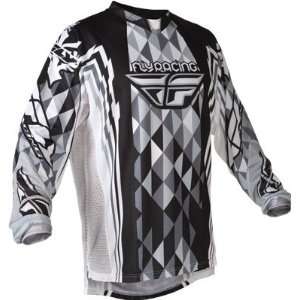  Fly Racing 2012 Kinetic Jersey Black/Gray X large Sports 