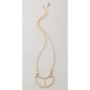  Lizzie Fortunato Jewels Mini Crescent Silhouette Necklace 