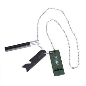  Fire Starting Tool with Bead Chain and Whistle Sports 