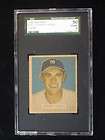 1949 Bowman #197 Johnny Lindell High # Yankees SGC 50 V