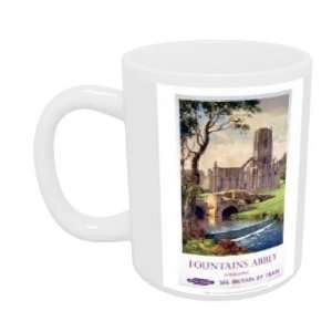  Fountains abbey Yorkshire   See Britain by   Mug 