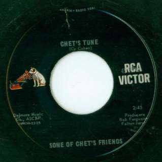 VARIOUS ARTISTS   RCA   CHETS TUNE   PICTURE SLEEVE  