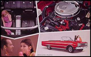 1967 Plymouth Sports Brochure  Barracuda GTX Satellite  