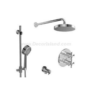 Riobel KIT#3EDTM+C Â½ Thermostatic system with hand shower rail and 