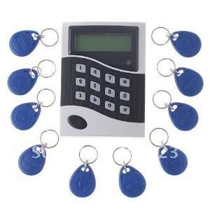   lcd display entry door access control system