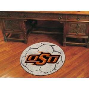  Oklahoma State University Soccer Ball Rug