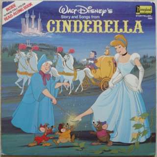   songs from cinderella this is a vintage walt disney record from 1980