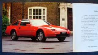 NISSAN 300ZX Sports Car Sales Brochure 1987  