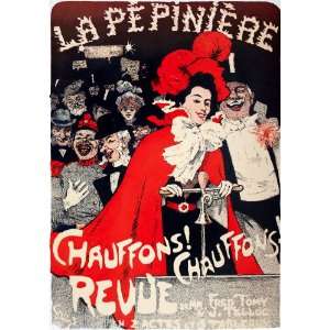 8x11 Inches POSTER.La Pepiniere, Chauffons Chauffons. Decor with 