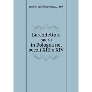   in Bologna nei secoli XIII e XIV Igino Benvenuto, 1859  Supino Books