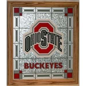 State Buckeyes Wall Plaque Wooden Frame NCAA College Athletics Fan 
