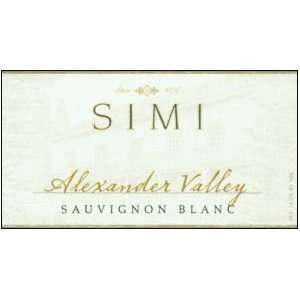  Simi Sauvignon Blanc 2010 750ML Grocery & Gourmet Food