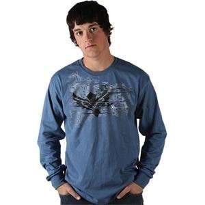 Fly Racing Crusader Long Sleeve T Shirt   Small/Blue 