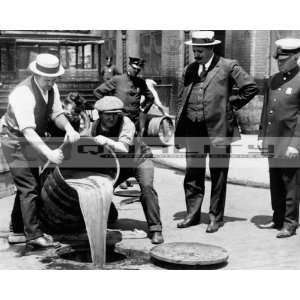  1921 Prohibition New York (NYPD) Police Raid [16 x 20 