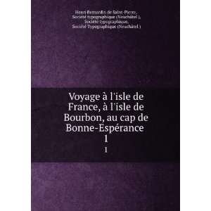   Typographique (NeuchÃ¢tel ) Henri Bernardin de Saint Pierre Books