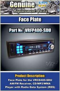 VR3 VRCD400SDU Car stereo Replacement Face Plate  