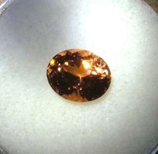32 carat oval peach colored tourmaline nigeria 8 7 x 7 0 mm