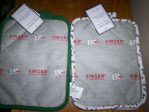 Pack Northpoint Premium Singer 150 yr Lg.Potholders  