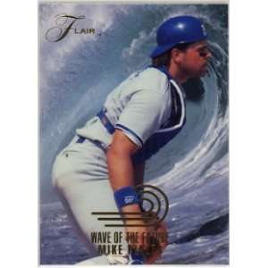  Mike Piazza Los Angeles Dodgers 1993 Flair Wave of the 