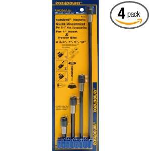   Quick Disconnect Magnetic Bit Holder 2 3/8 Inch to 12 Inch, 4 Pack