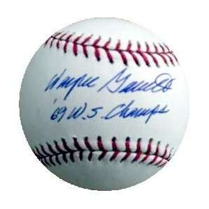   autographed Baseball inscribed 69 World Champs