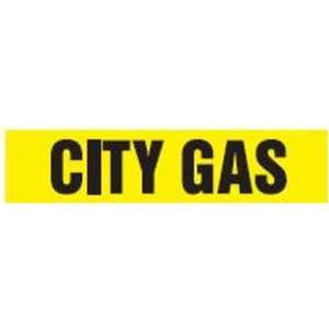  CITY GAS   Cling Tite Pipe Markers   outside diameter 2 1 