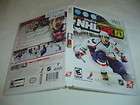 Case + Artwork ONLY for NHL 2K10   Nintendo Wii 10 2010 2/10 Damaged