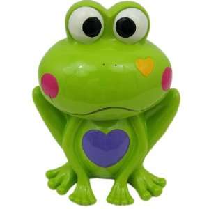  Green Frog Money Piggy Bank with Hearts   12 Toys 