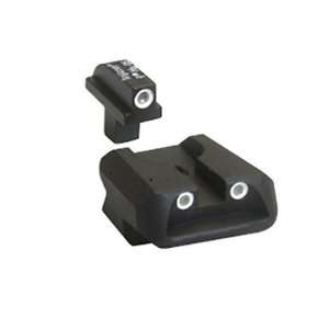   Front & Green Novak Rear Night Sights for Government/Combat Commander