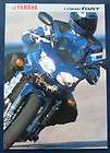 YAMAHA FZS1000 FAZER MOTORCYCLE Sales Brochure 2001 #3MC 0107017 0 