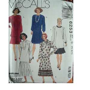 PIECE DRESSES SIZE 10 12 14 MCCALLS SELECT A SIZE PETITE ABLE PATTERN 