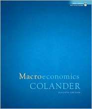 Macroeconomics, (0073343668), David C. Colander, Textbooks   Barnes 