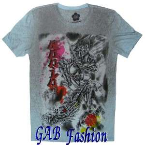 Chinese Dragon Animal Yin Yang Ink Tattoo Mens T Shirt 4 colour Size M 