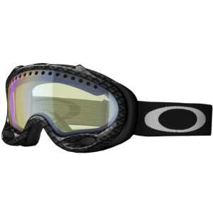 Oakley A Frame True Carbon Fiber Adult Snow Snowmobile Goggles Eyewear 