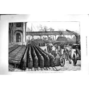   1879 War Manufactures Woolwich Arsenal Palliser Shells