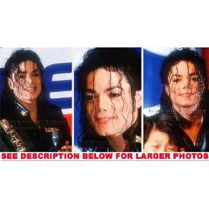  MICHAEL JACKSON HAIR OVER FACE AT PEPSI (3) RARE 8x10 FINE 