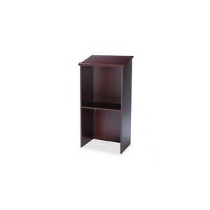  Safco Stand Up Lectern   Rectangle   46 x 23 x 15.75   Wood 