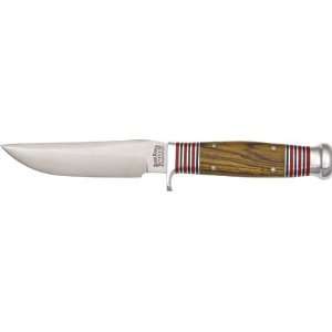 Bark River Knife and Tool USA Custom Skinner Hunter Bocote Wood Handle 