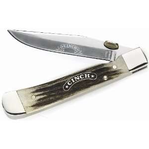 Boker Trapperliner Stag Handle Cinch Series Stainless Steel Blade One 