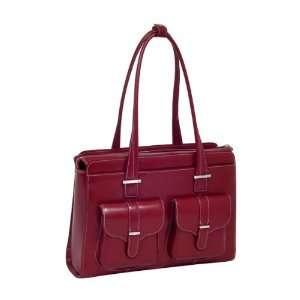   Alexis Checkpoint Friendly 15.4 Womens Laptop Bag Red 