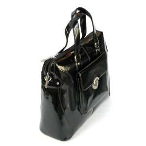  Leather Womens Laptop Bag Black Paris Holds Up To 12 15 