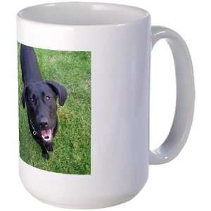  Smiling Black Lab Large Coffee Mug Pets Large Mug by 