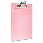 sau 21800 6 saunders pink recycled plastic clipboard pink returns