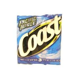  Coast Pacific Force Soap Bars 4.5 oz 3 Count Beauty
