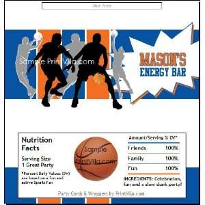  New York Knicks Colored Basketball Candy Bar Wrapper 
