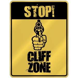  New  Stop  Cliff Zone  Parking Sign Name