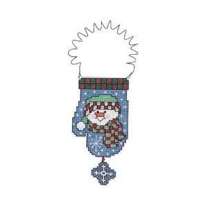  Janlynn Holiday Wizzers Snowman Mittens Counted Cross 