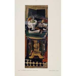  1961 Tipped In Print Georges Braque Pedestal Table 